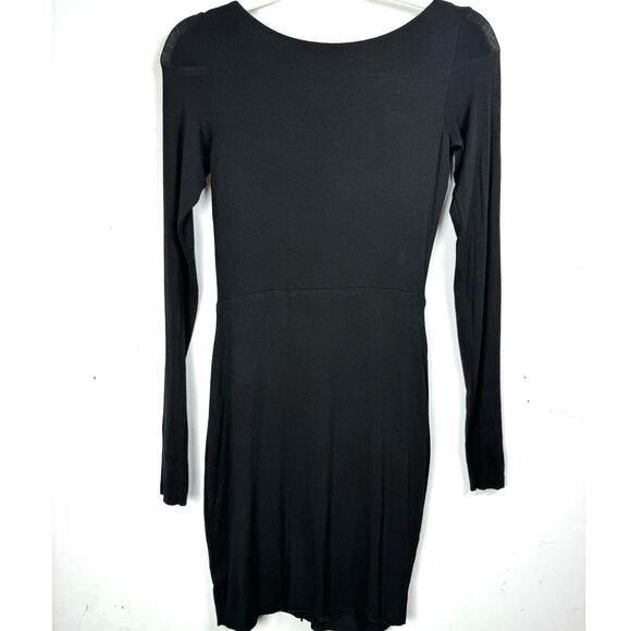 Anthropologie Bailey 44 Minimalist Gothcore Comfortable Mini Bodycon Dress Small - Picture 6 of 10
